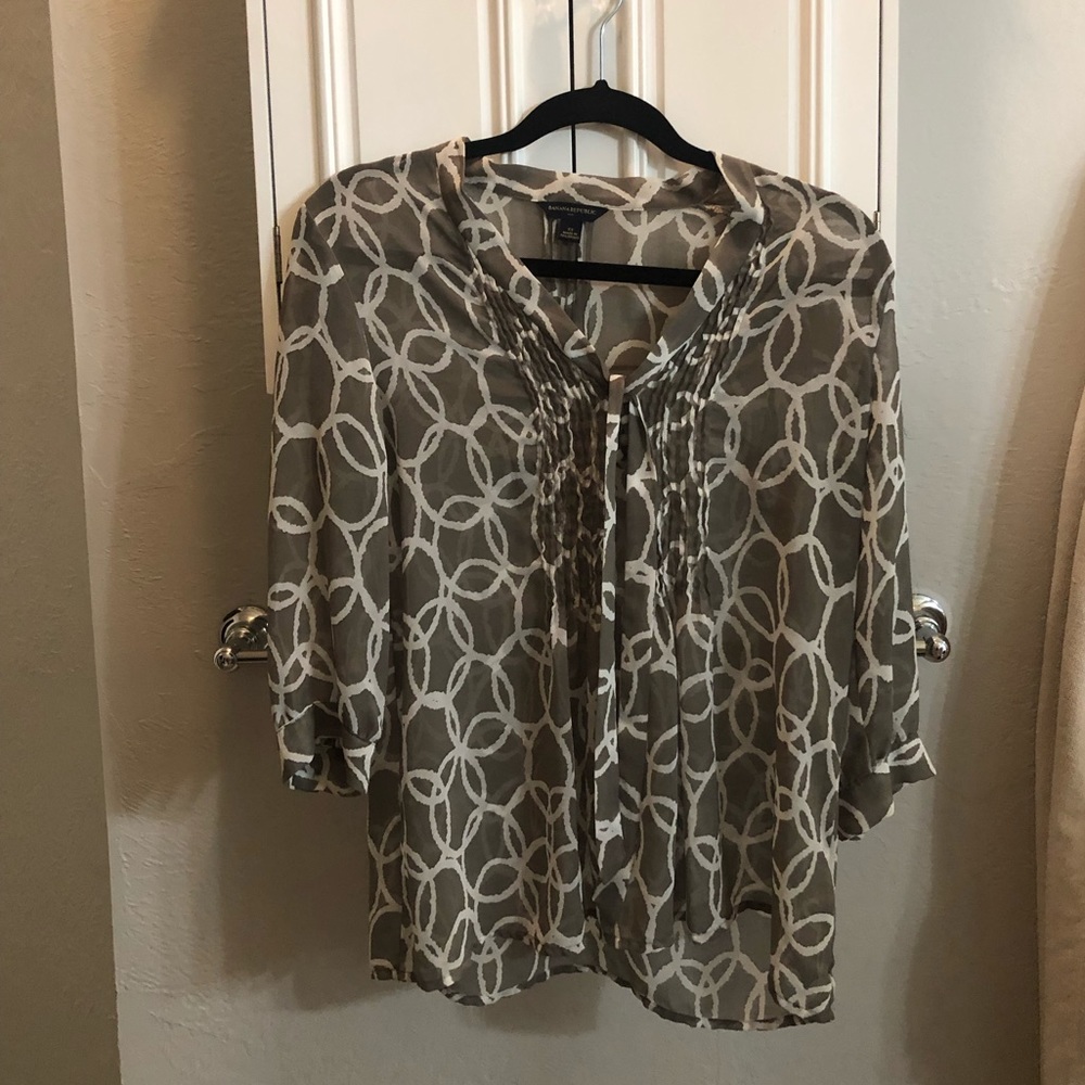 Banana Republic Patterned Blouse